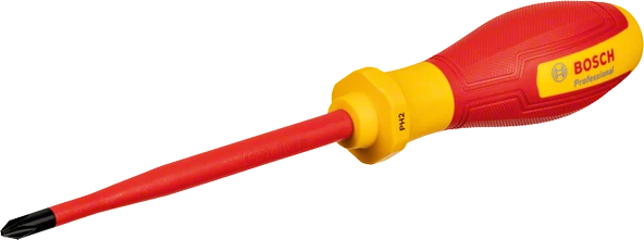 BOSCH Profesyonel İzoleli 1000 Volt PH 2 x 125 mm Yıldız Tornavida (1600A02NB9) ürün görseli