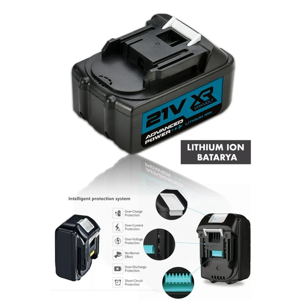 Şarjlı Akülü Yedek Batarya 21v - 3