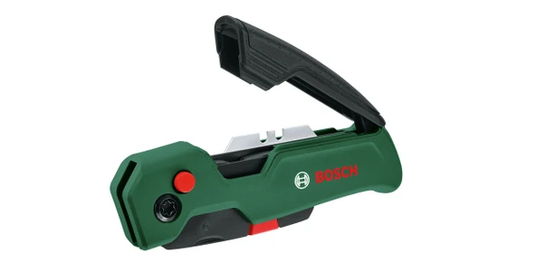 BOSCH Katlanır Maket Bıçağı (Kılıf + 10 Adet Yedek Bıçak) - Resim 3