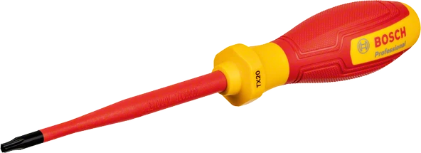 BOSCH Profesyonel İzoleli 1000 Volt T20 x 100 mm Torx Tornavida (1600A02NC7) ürün görseli