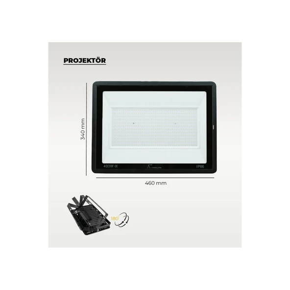 400W Led Projektör Beyaz Işık - 2