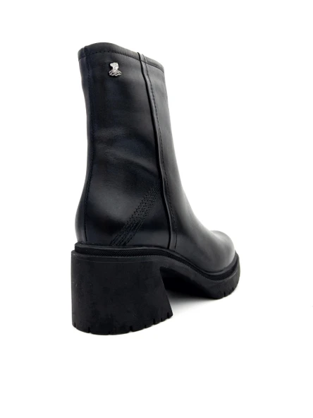 Venüs 2552501K Kadın Hakiki Deri Kalın Taban Fermuarlı Günlük Bot - 6