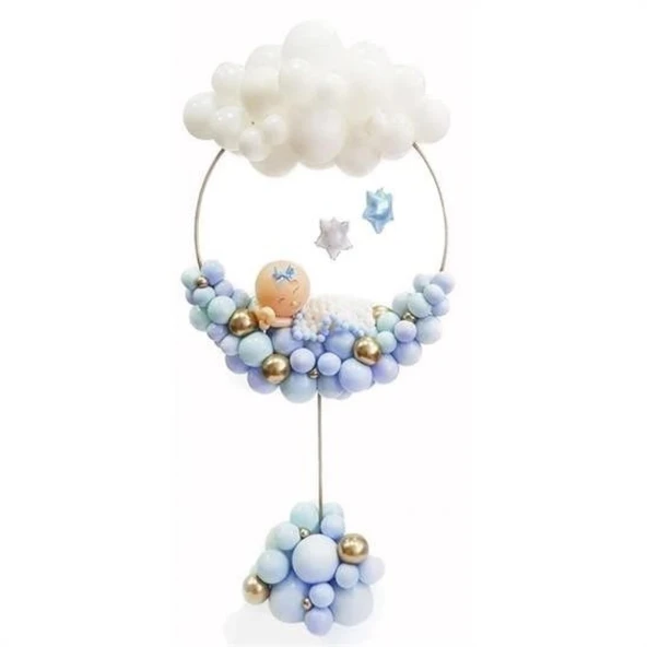 BUFFER® Sticker Damla Model Çift Taraflı Yapışkan Balon Yapıştırıcısı - 6