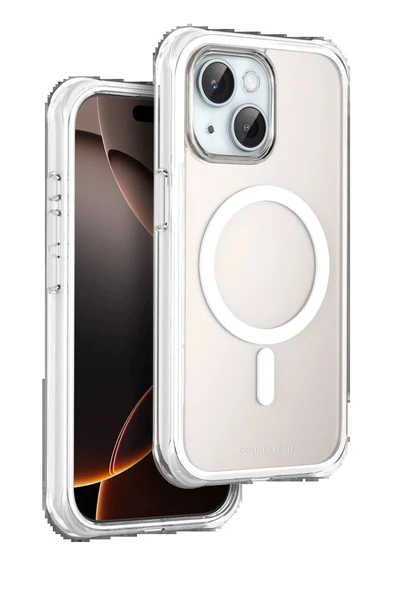 Apple iPhone 15 Hulk Magsafe Kapak - Beyaz ürün görseli 1