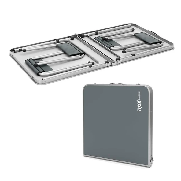 Rox Camping Katlanır Masa Tabure Seti - Resim 3