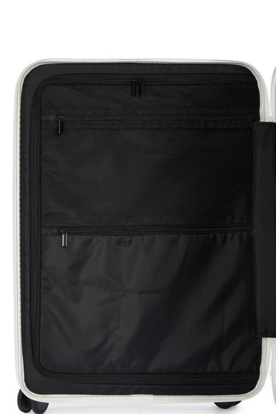 Pierre Cardin Trolley Valiz Beyaz Kabin Boy 04PC7090-03-BY - Resim 7