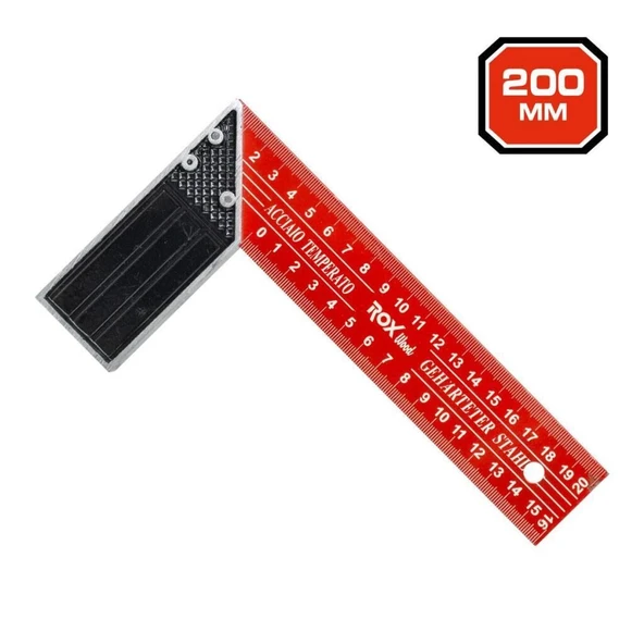 Rox Wood Marangoz Gönye 200mm ürün görseli