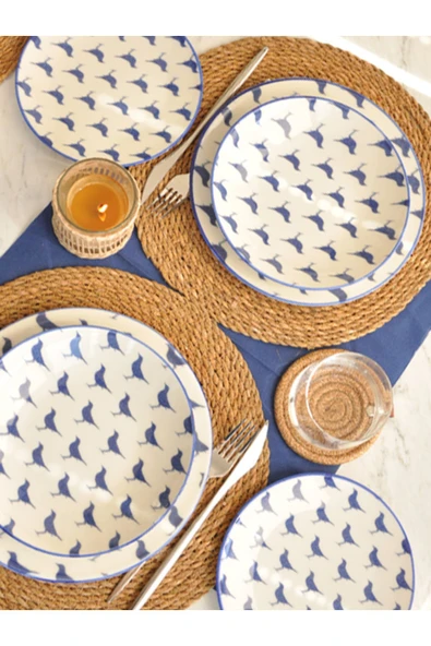 Bird Porselen 3 Lü Yemek Takımı - 3
