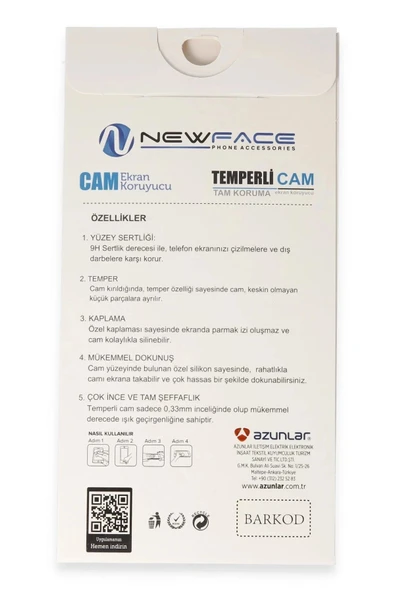 Samsung Galaxy A51 3D Antistatik Cam Ekran Koruyucu - Resim 4