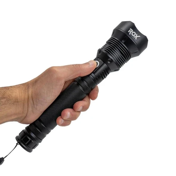 Rox 0212 Şarjlı Led El Feneri 2000 Lümen - Resim 4