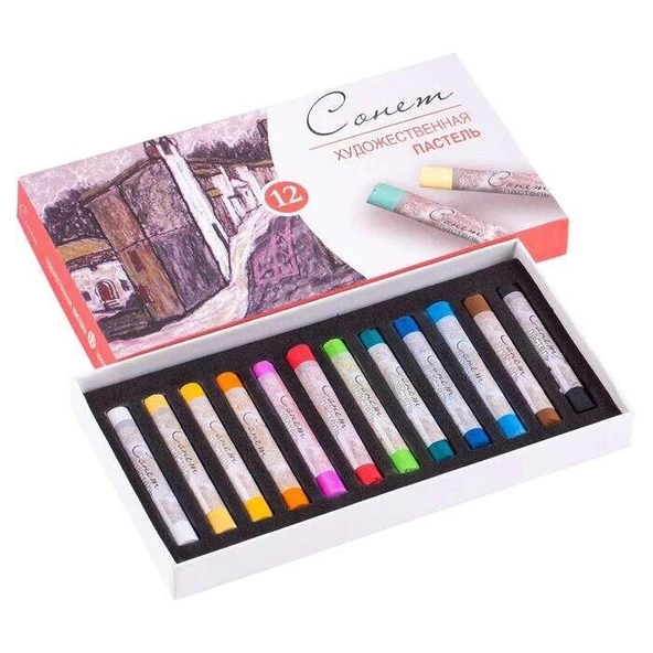 St.Petersburg Sonnet Soft Pastel Seti 12 Renk ürün görseli