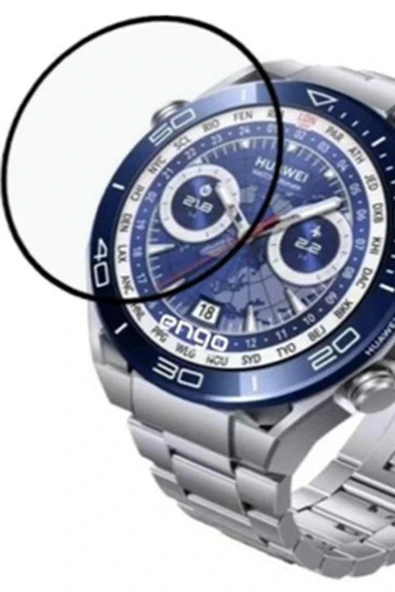 Huawei Watch Ultimate Polymer Nano Ekran Koruyucu - Şeffaf - Resim 2