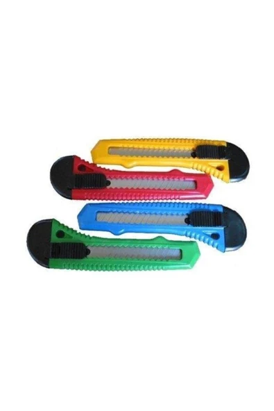 Geniş Sağlam Maket Bıçağı Plastik Falçata 1 Adet (Renkler stok durumuna göre) - Resim 2