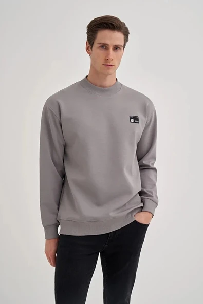 Cazador Relax Fit Pamuk Karışımlı Scuba Kumaş Sweatshirt-52480 ürün görseli 1