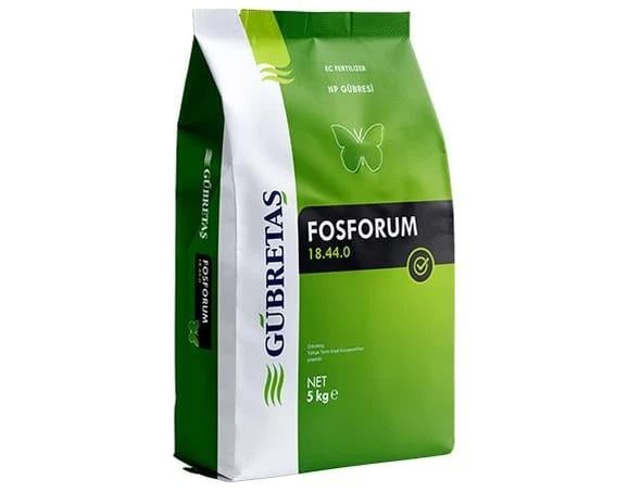 Gübretaş Fosforum 18-44 NP Gübresi 5 Kg, Orijinal Paket ürün görseli