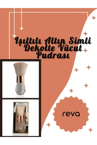 Işıltılı Rose Simli Dekolte Vücut Pudrası - Rose Explosion For Decolette - Vegan & Temiz Içerik - Resim 2