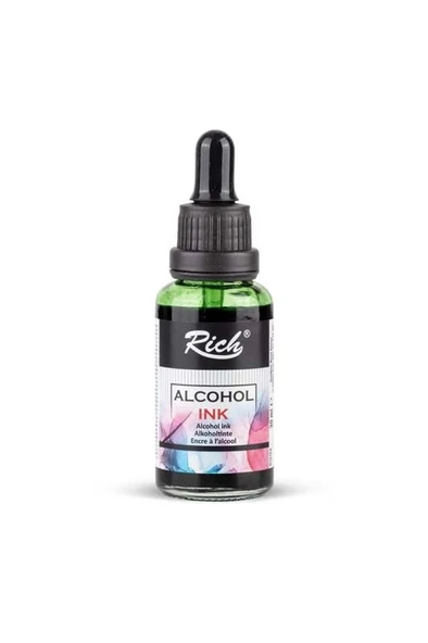 Supertrend Alcohol Ink Alkol Bazlı Mürekkep 30 ml. Koyu Yeşil ürün görseli