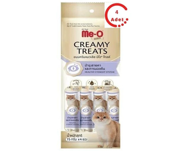 Me-o Gold Ton Balığı Taurin Kedi Ödülü 4 x 15 Gr x 4 Adet ürün görseli 1