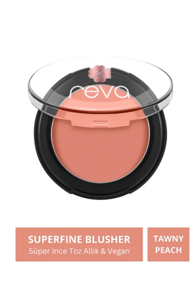 Superfine Blusher Tawny Peach - Süper ince Toz Allık 7,5 gr - No: 704 - Vegan & Temiz İçerik ürün görseli 1