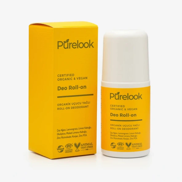 Purelook Deo Roll-On 50 ML(Lemongrass) Organik - Resim 10
