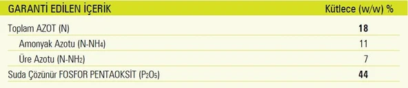 Gübretaş Fosforum 18-44 NP Gübresi 5 Kg, Orijinal Paket - Resim 2