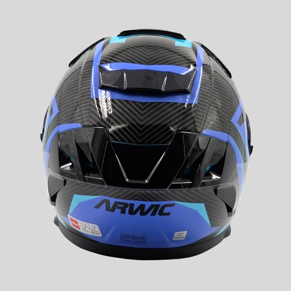Arwic Carboneyte Full Face Motosiklet Kaskı - AR939 - ECE-R 22.06 - 4