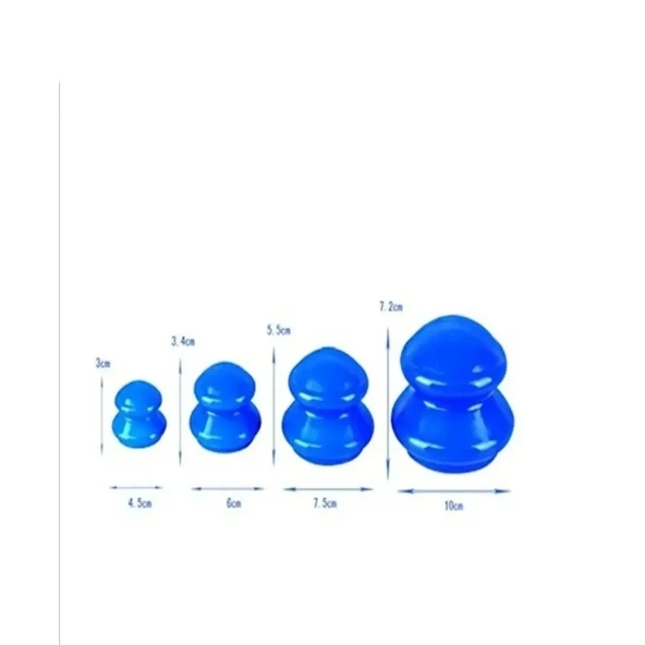 Vakumlu Silikon Selülit Masaj Kupası - 5
