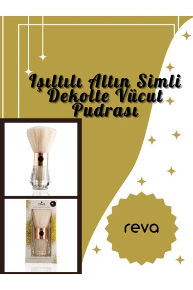 Işıltılı Altın Simli Dekolte Vücut Pudrası - Gold Explosion For Decollete - Vegan & Temiz Içerik - 2
