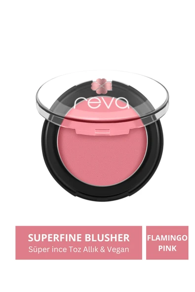 Superfine Blusher Flamingo Pink - Süper ince Toz Allık 7,5 gr - No: 703 - Vegan & Temiz İçerik ürün görseli 1