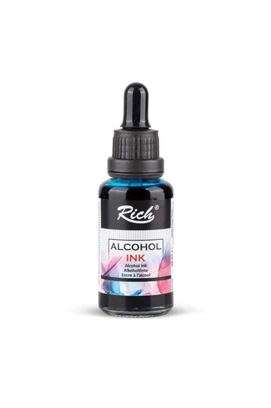 Supertrend Alcohol Ink Alkol Bazlı Mürekkep 30 ml. Turkuaz ürün görseli