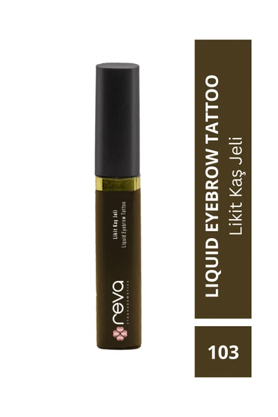 Yoğun Kahve Likit Kaş Maskarası & Liquid Eyebrow Tattoo 5ml No:103 - Vegan & Temiz Içerikli ürün görseli