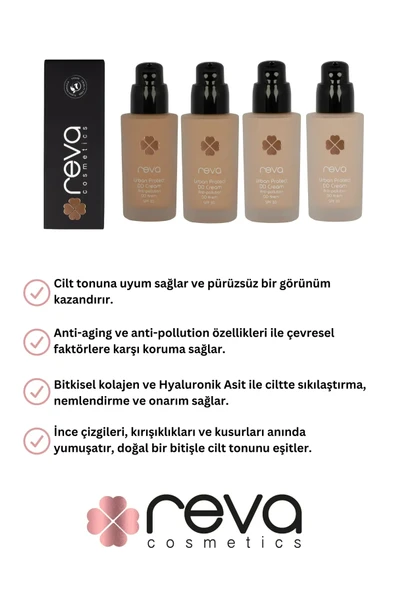 Anti-pollution Dd Krem - Urban Protect Dd Cream Dark No: 404 - Vegan & Temiz Içerikli - 2