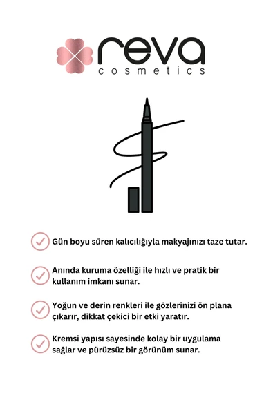 Siyah Göz Kalemi & Black Eyeliner No: 530 - Vegan & Temiz Içerikli - 2