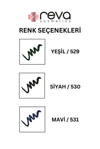 Mavi Göz Kalemi & Blue Eyeliner No: 531 - Vegan & Temiz Içerikli - 3