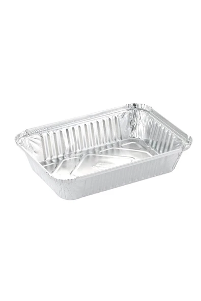 Alüminyum Kap 750 gr Dikdörtgen 100lü ürün görseli