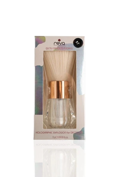 Işıltılı Holografik Parıltılı Dekolte Vücut Pudrası - Holographic Explosion For Decolette Vegan - Resim 4