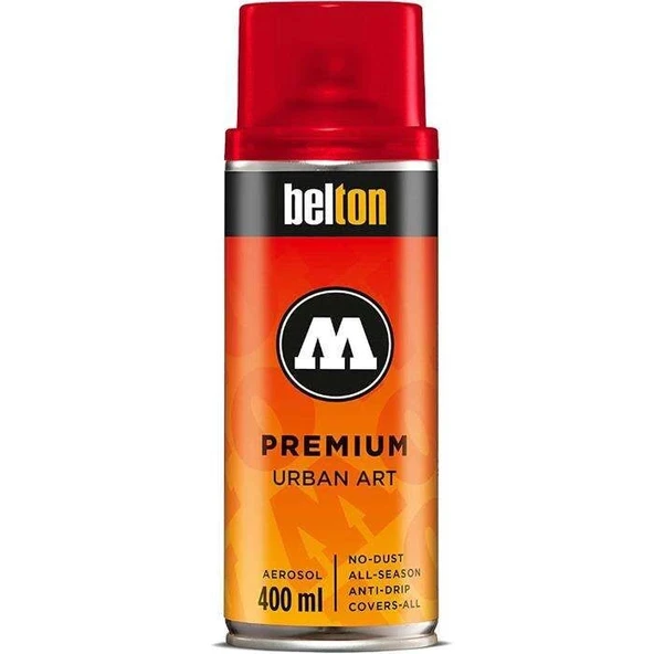 Supertrend Belton Premium Sprey Boya 400 ml. 239 Transparent Traffic Red ürün görseli