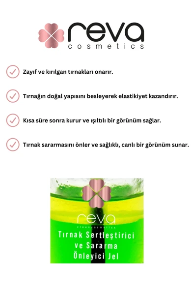 Tırnak Ve Sararma Önleyici Jel & Nail Hardener And Yellow 11 ml Rv569 - Resim 2