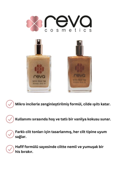 Işıltılı Vücut Yağı Bronz - Shimmer Body Oil 100 ml - No: 580 - Vegan & Temiz Içerik - 4