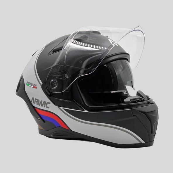 Arwic Retroline Full Face Motosiklet Kaskı - AR939 - ECE-R 22.06 - 8