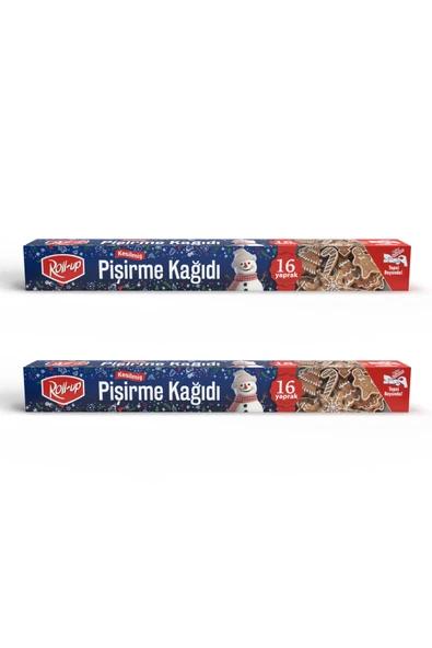 Supertrend Kış Temalı Kesilmiş Pişirme Kağıdı 37cm x 42cm 16 Yaprak 2 Adet - 1