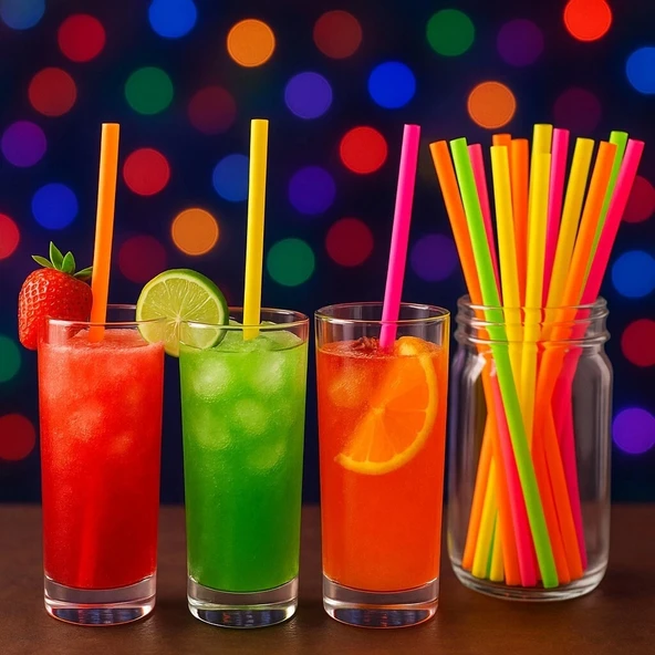 Supertrend Fosforlu Pipet 5mm x 24cm - 225 Adet - Resim 2