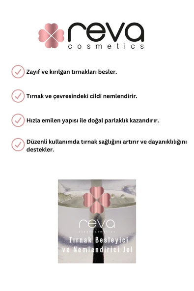 Tırnak Besleyici ve Nemlendirici Jel 11 ml RV568 - 2