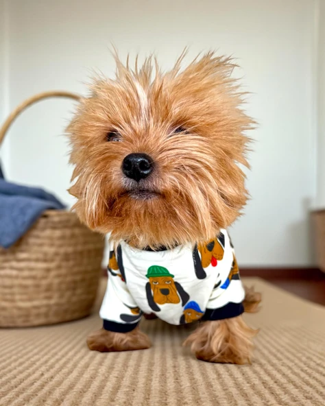 The DOG Penye Köpek Tulum Pijama - 2