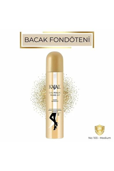 Sprey Bacak Fondöteni No:103 75 ml - Suya Dayanıklı Cilt Tonu Eşitleyici Spray On Leg Foundation ürün görseli