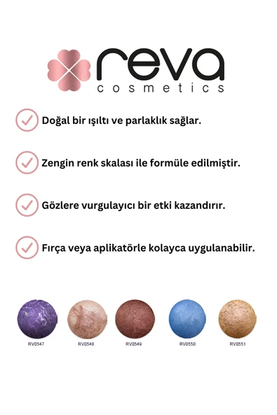 Terracotta Far & Terracotta Eyeshadow - Vegan & Temiz Içerik Rv548 - 3