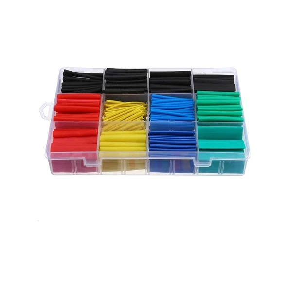 Renkli Isıyla Daralan Makaron Seti - 530 Adet ürün görseli 1