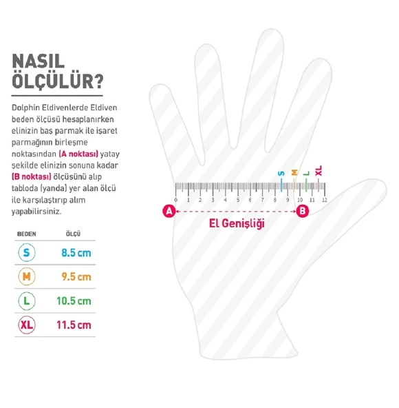 Supertrend Beyaz Lateks Eldiven Pudralı L 100 Adet x 10 Paket - Resim 7