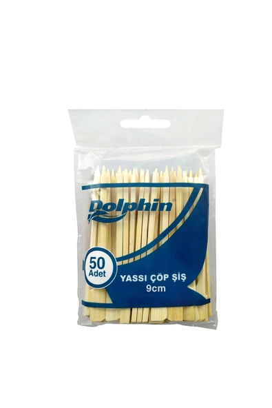 Supertrend Yassı Kokteyl Bambu 9cm 50li ürün görseli 1