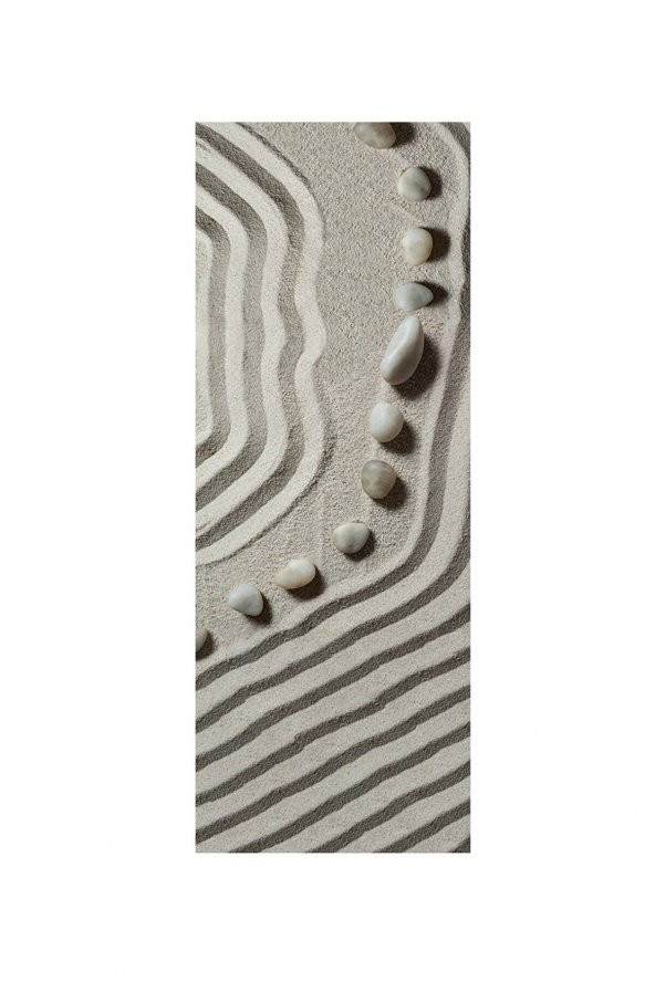 elleser Dekoratif Kaymaz Deri Tabanlı Yoga Matı - 2